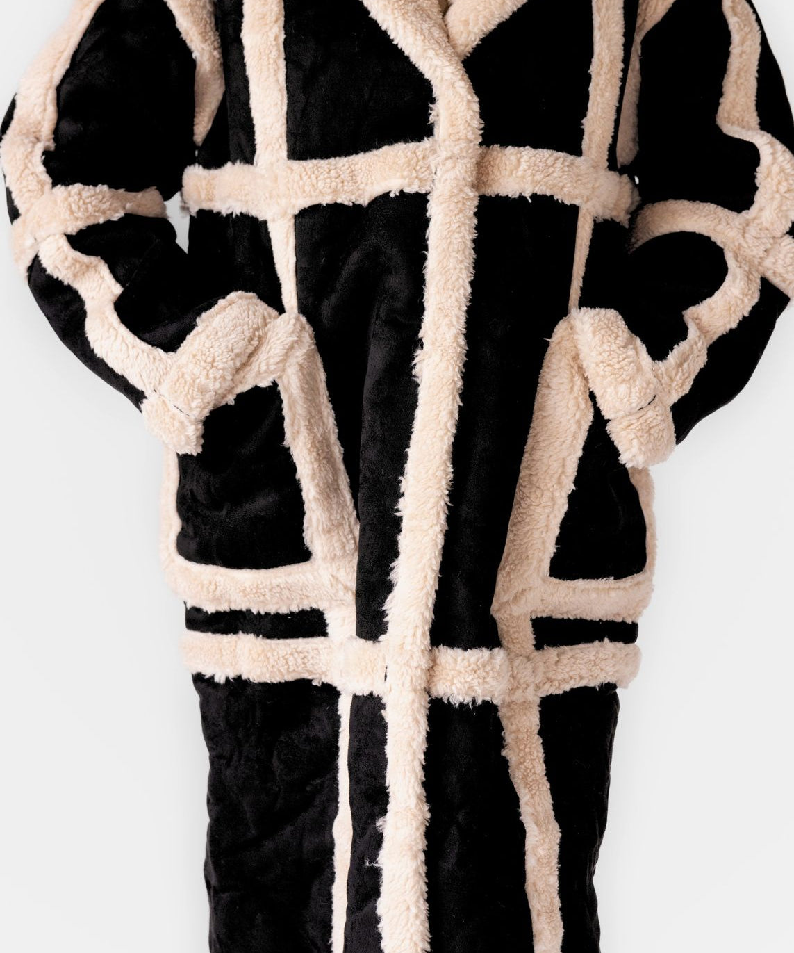 COLEY SHEARLING LONG COAT