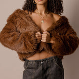 RHONDA BROWN FUR JACKET