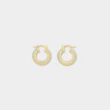 AMIRA SMALL CZ HOOPS