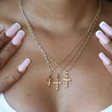 DAINTY CROSS CHAIN