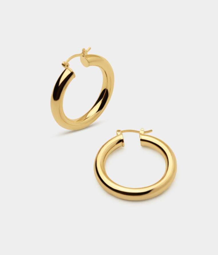 LELIA LARGE CLASSIC HOOP