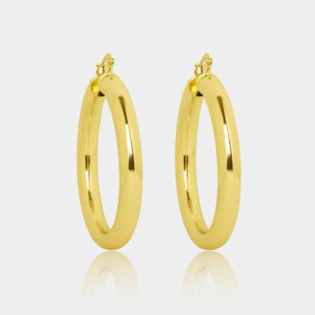 LELIA LARGE CLASSIC HOOP