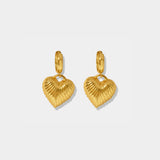 JAIME HEART DROP EARRINGS