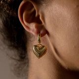 JAIME HEART DROP EARRINGS