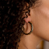 RHONDA HAMMERED HOOPS